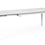 Stoły - Stół rozkładany BRIVA BIAŁO-JASNOSZARY 160-220X90 - miniaturka - grafika 1