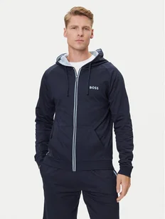 BOSS Bluza Authentic 50545573 Granatowy Regular Fit - Bluzy męskie - miniaturka - grafika 1