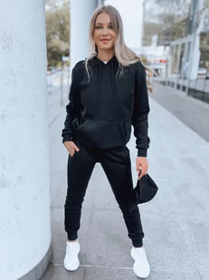 Komplet dresowy DRESSLILY damski czarny Dstreet AY0792-XL - Dresy damskie - miniaturka - grafika 1