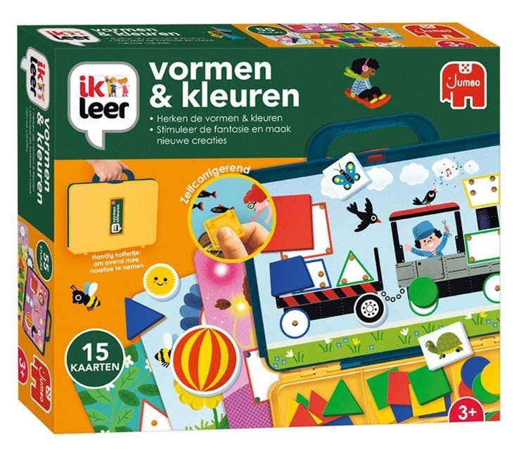 Jumbo I Learn Shapes & Colors Gra Edukacyjna Dla Dzieci (G81)