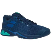 Tenis ziemny - Buty do tenisa męskie Babolat PROPULSE BLAST AC dark blue/viridian green - miniaturka - grafika 1
