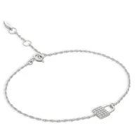 Bransoletki - Bransoletka Fossil JFS00625040 Srebrny - miniaturka - grafika 1