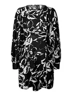 Sukienki - VERO MODA Women's VMPOLLIANA Inge LS Mini Dress WVN GA sukienka, czarna/AOP: Polliana, M, czarny/kolor: polliana, M - miniaturka - grafika 1