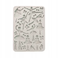 Akcesoria i części do ekspresów do kawy - Forma Foremka Silikonowa Stamperia Nutracker balet baletnice - miniaturka - grafika 1