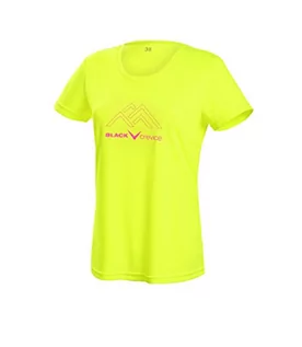 Koszulki i topy damskie - Black Crevice Black Crevice Damski T-shirt Function, yellow1, 38 BCR281723-Y1-38 - grafika 1