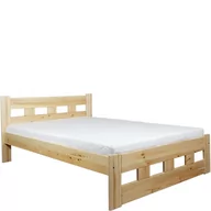 Łóżka - Łóżko Drewniane Sosnowe Bond 160 x 200 Meble Doktór Bejca Czarna - miniaturka - grafika 1