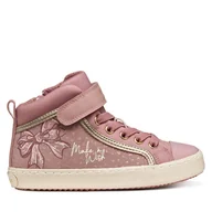Buty dla dziewczynek - Sneakersy Geox J Kalispera J744GI 0DHBC C8A2U M Różowy - miniaturka - grafika 1