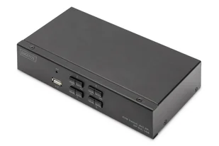 Digitus Przełącznik KVM, 4x1 DP, DP Out, USB - Przełączniki KVM - miniaturka - grafika 1