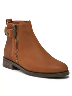 Botki damskie - Clarks Botki Memi Lo 261622394 Brązowy - grafika 1