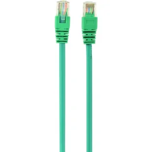 Gembird Patch cord kat.5e osłonka zalewana 1M zielony (PP12-1M/G) - Patchcordy - miniaturka - grafika 1