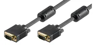 Kable komputerowe i do monitorów - Microconnect SVGA, 2m kabel VGA VGA (D-Sub) Czarny MONGG2FB - miniaturka - grafika 1