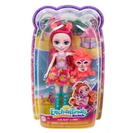 Lalki dla dziewczynek - ENCHANTIMALS SUNSHINE BEACH TEXIE TIGER i tygrysek SABRE zestaw HXB97 - miniaturka - grafika 1