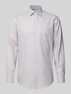 Koszule męskie - Koszula biznesowa o kroju regular fit z bawełny z kołnierzykiem typu button down - miniaturka - grafika 1