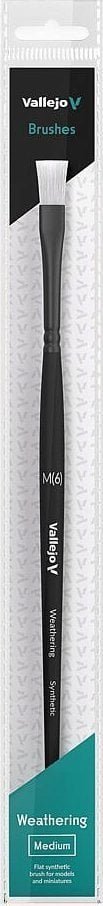 Vallejo Vallejo: B09002 - Weathering - Flat Brush - Synthetic M