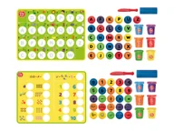 Masy plastyczne - Playtive Zestaw ciastolina z pieczątkami - miniaturka - grafika 1