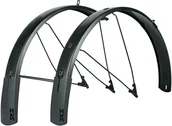Błotniki rowerowe - SKS Bluemels Style Mudguard Set 28" 46mm, czarny 2022 Błotniki pełne - miniaturka - grafika 1