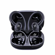 Słuchawki - Słuchawki bezprzewodowe TWS douszne sportowe Manta RYTMO Sport 2 MATWS012BK Czarne - miniaturka - grafika 1