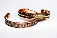 Bransoletki - Bransoletka Magnetyczna Miedziana 2 Sztuki - miniaturka - grafika 1