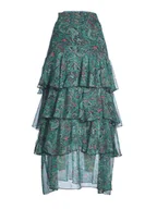 Spódnice - BLE Spódnica w kolorze turkusowym - miniaturka - grafika 1