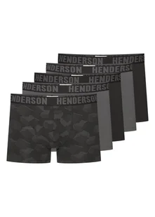 Bokserki (dłuższa nogawka) Soul Henderson 5-pak czarny, grafitowy XL - Majtki męskie - miniaturka - grafika 1