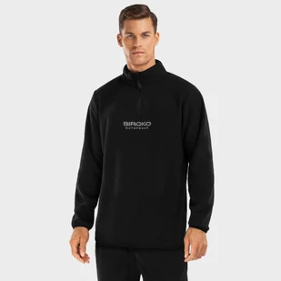 Bluza gruby polar Sporty zimowe SIROKO Shadow Czarny Mężczyzna - Bluzy narciarskie - miniaturka - grafika 1