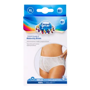 Canpol Babies Air Comfort Disposable Maternity Briefs XL majtki poporodowe 5 szt dla kobiet - Bielizna lecznicza - miniaturka - grafika 6