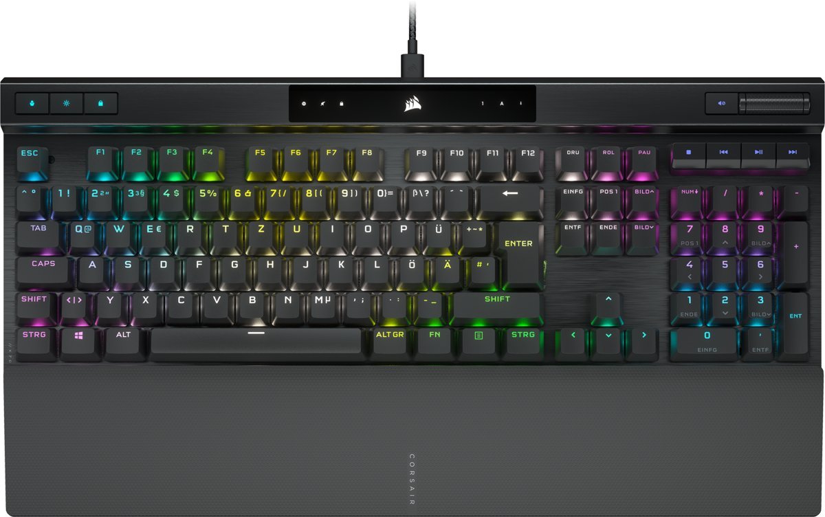 Corsair Gaming K70 RGB Pro Klawiatura gamingowa, Cherry MX-Speed-Silver - czarny CH-9109414-DE