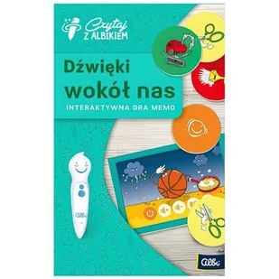 Albi Czytaj z Albikiem Interaktywna gra memo Dźwięki wokół nas - Gry planszowe - miniaturka - grafika 1