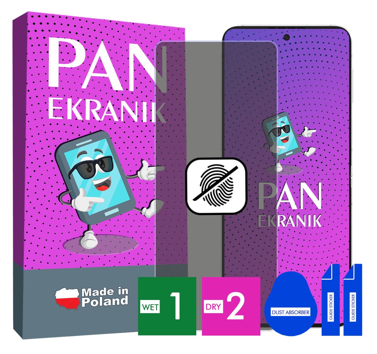 FOLIA 5D PRYWATYZUJĄCA MATOWA DO SAMSUNG GALAXY Z FLIP7 FE CAŁY EKRAN