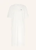 Sukienki - Lacoste Sukienka Z Dżerseju weiss - miniaturka - grafika 1