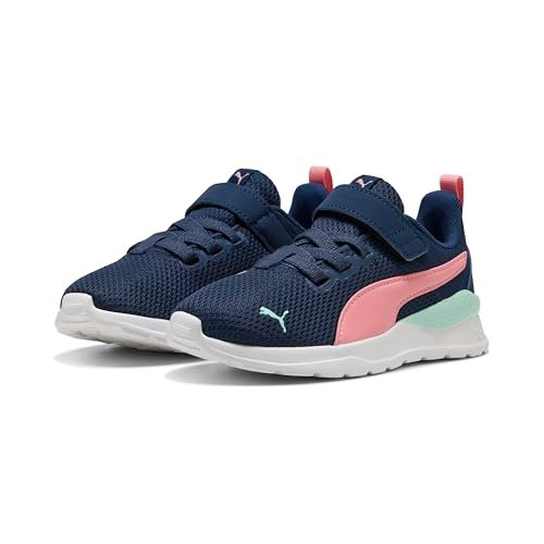 PUMA Unisex Anzarun Lite Ac+ Ps Sneaker dziecięce, Perski niebieski różowy pejzaż miętowy topiony, 32 EU