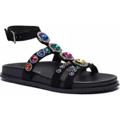 Sandały damskie - Kurt Geiger Skórzane sandały OCTAVIA FLEXI GLADIATOR - miniaturka - grafika 1