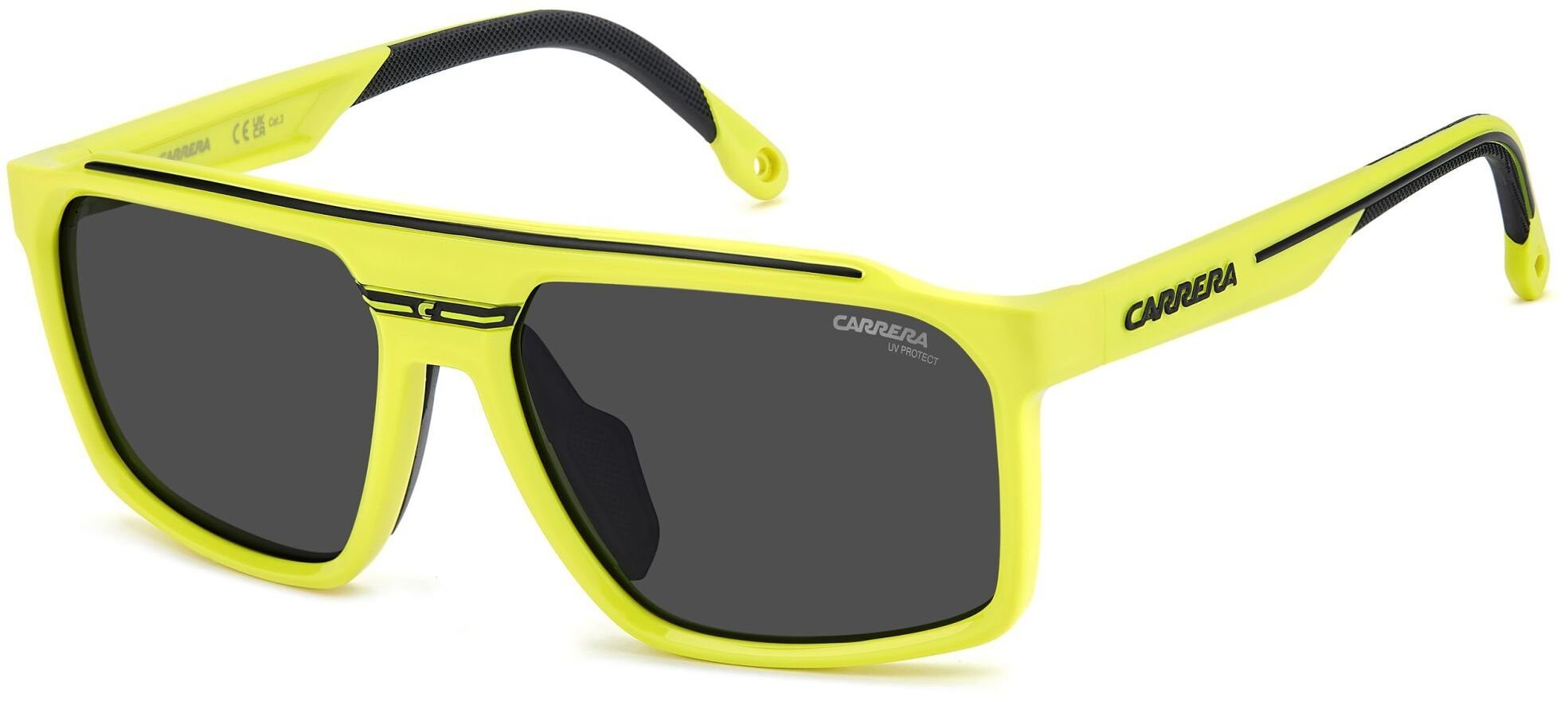 Carrera C SPORT 04/S Żółto-czarne 59/17/145 Okulary przeciwsłoneczne dla mężczyzn