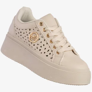 Sneakersy Damskie Ekoskóra Buty Na Platformie Beżowe MSMG LH201-8 Beżowy 40 - Sneakersy damskie Sneakersy Damskie Ekoskóra Buty Na Platformie Beżowe MSMG LH201-8 Beżowy 40 - Sneakersy damskie - miniaturka - grafika 1
