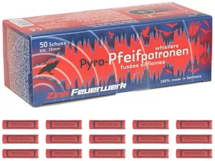 Zink-Feuerwerk - Race hukowe Pfeifpatronen - 50 szt. - Broń alarmowa - miniaturka - grafika 4