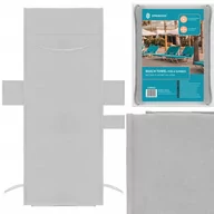 Ręczniki - Ręcznik Na Leżak Plażowy 210X75 Cm Z Mikrofibry Szary - miniaturka - grafika 1