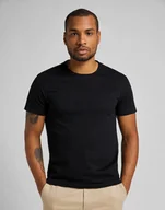 Koszulki męskie - T-Shirt Lee Twin Pack Crew Black White L680Cmkw Xxl - miniaturka - grafika 1