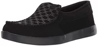 Koszulki męskie - DC Męskie buty typu sneaker typu Villain Slip On Low Top Slipper Casual, Czarny, 5 - miniaturka - grafika 1