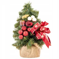 Choinki - Dekorowana sztuczna choinka 30 cm PREMIUM GĘSTA - miniaturka - grafika 1