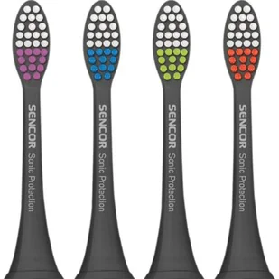 SENCOR Końcówka szczoteczki SENCOR SOX002 (4 sztuki) - Końcówki do szczoteczek elektrycznych - miniaturka - grafika 1