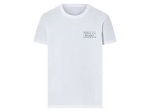 LIVERGY® T-shirt męski z bawełny (Biały, S (44/46)) - Koszulki męskie LIVERGY® T-shirt męski z bawełny (Biały, S (44/46)) - Koszulki męskie - miniaturka - grafika 1