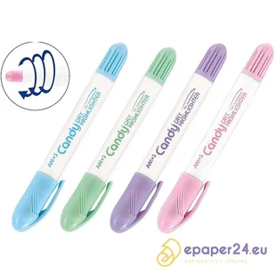 Zakreślacz w sztyfcie Amos Candy lawendowy ePaper24.eu - Zakreślacze - miniaturka - grafika 1