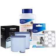 Akcesoria i części do ekspresów do kawy - Zestaw Philips Saeco - Filtr Philips Aquaclean CA6903 2szt, Uniwersalny Odkamieniacz 250ml, Cleaneo - miniaturka - grafika 1