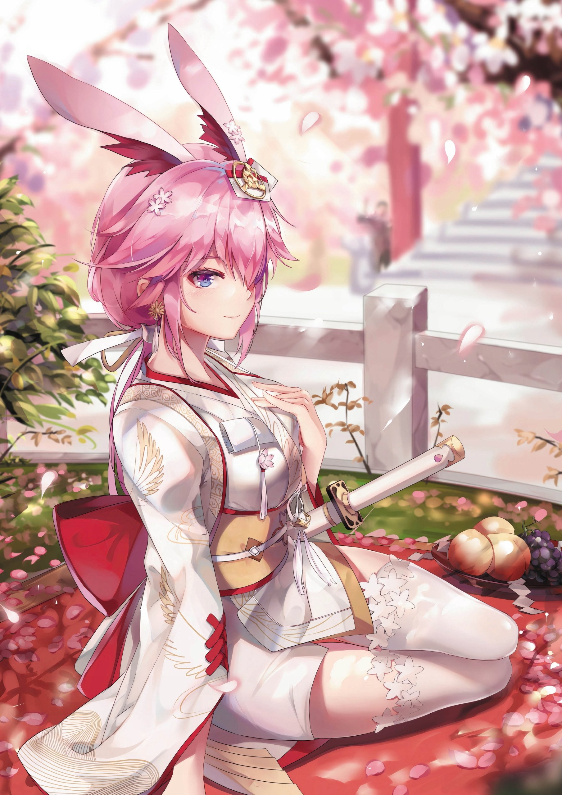 Plakat A3 Honkai Impact Anime Gra Yae Sakura