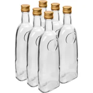 Domowy wyrób alkoholu - Butelka Staromiejska 500ml z zakrętką 6 sztuk - miniaturka - grafika 1