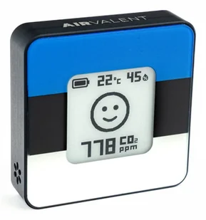 AIRVALENT AIRV-FLEE cyfrowa stacja meteorologiczna Czarny, Niebieski, Biały Bateria - Stacje pogodowe - miniaturka - grafika 1