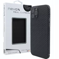 Etui i futerały do telefonów - Nevox Etui CarbonSeries Magnet Series do iPhone 14 Pro Max czarne - miniaturka - grafika 1