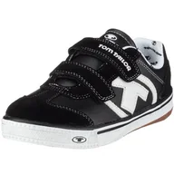 Buty dla dziewczynek - TOM TAILOR Kids 6070902, klasyczne półbuty dziecięce, uniseks, Czarny Black White00236, 31 EU - miniaturka - grafika 1