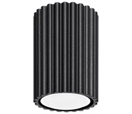 Lampy sufitowe - Sollux SL.1568 - Oświetlenie punktowe KARBON 1xGU10/10W/230V 10 cm czarny - miniaturka - grafika 1