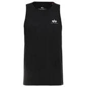 Odzież taktyczna i umundurowanie - Tank Top Alpha Industries Small Logo 196541 03 - Czarny - miniaturka - grafika 1